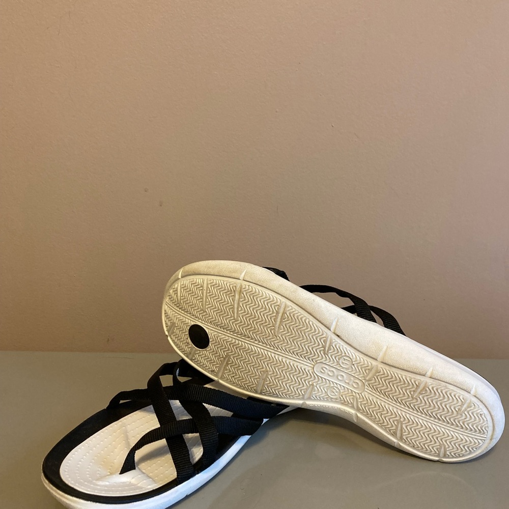 Slightly worn Crocs